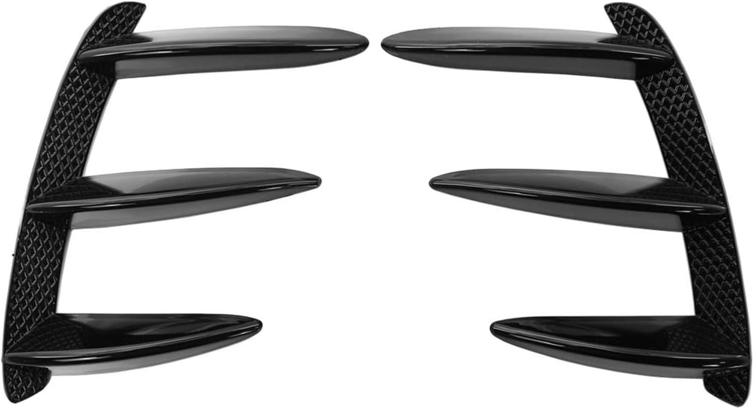 RAYWE 1 Pair Car Rear Lip Bumper Canards Vents Replacement for Mercedes Benz W176 A200 A250 A45 AMG image number 1