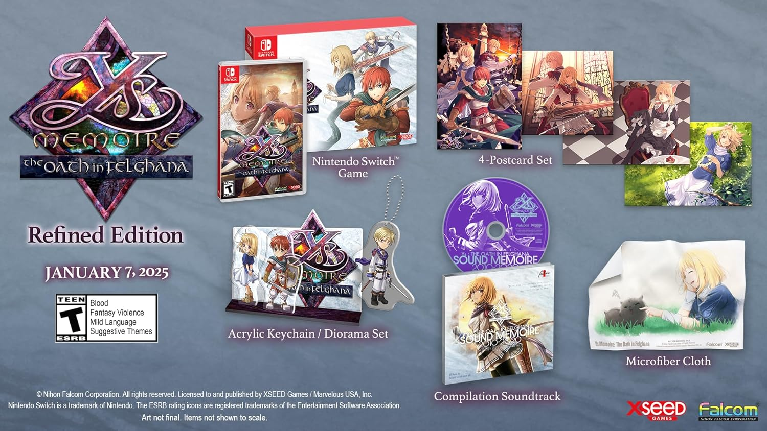 Ys Memoire: the Oath of Felghana - D1 Refined Edition Nintendo Switch for Nintendo Switch image number 6