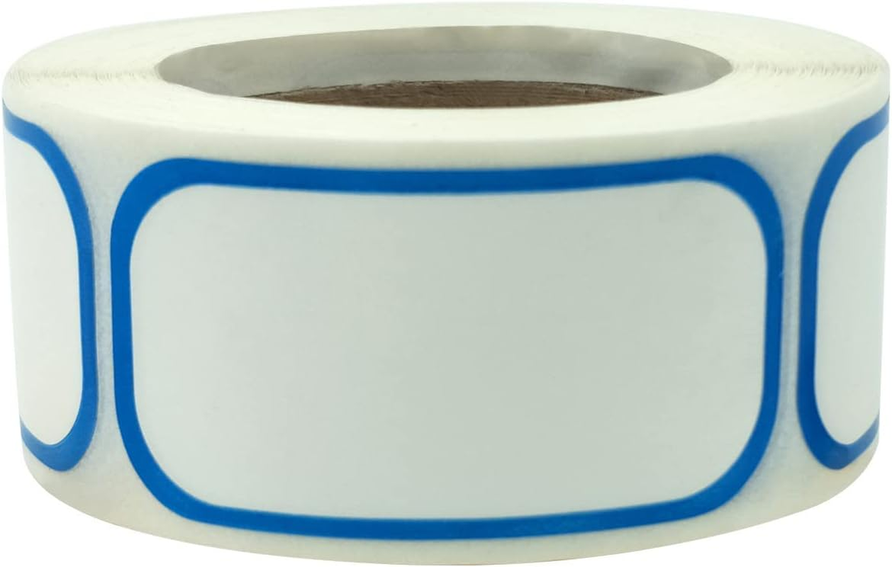 AIMALL 300PCS Blank Food Labels, Kitchen Storage Labels, 1''X2'' Adhesive Stickers for Meal Prep, Baby Formula, Freezer Organization