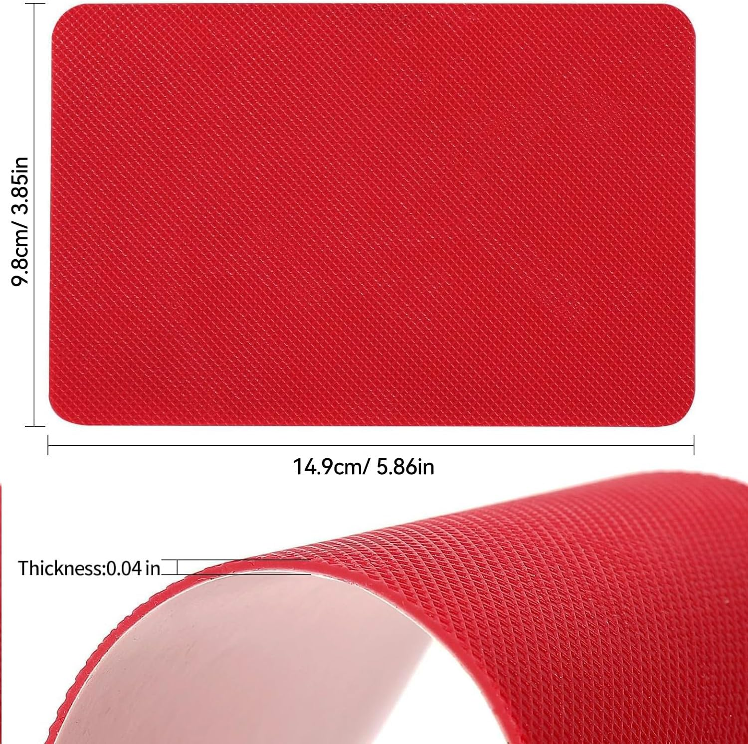 4 Pack Sole Protector Shoe Pad Red Non Slip Grips on Bottom of Shoes Cushion for High Heels Leather for Women