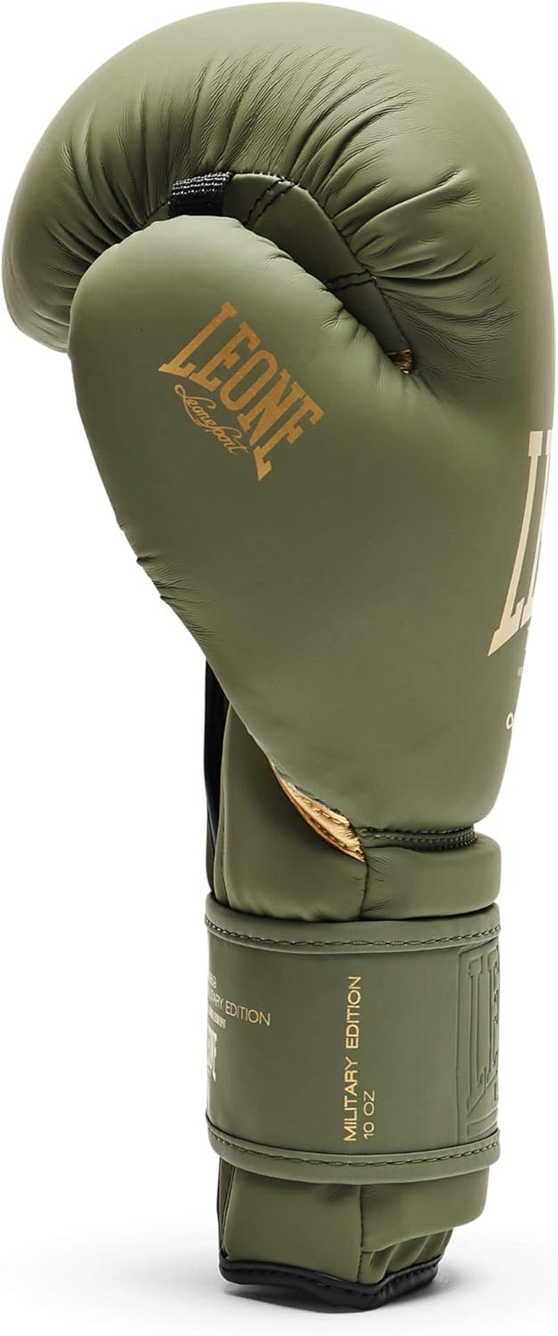 Leone 1947 Boxing Gloves Military Edition Leather MMA UFC Muay Thai Kick Boxing K1 Karate Training Sparring Punching Gloves image number 1