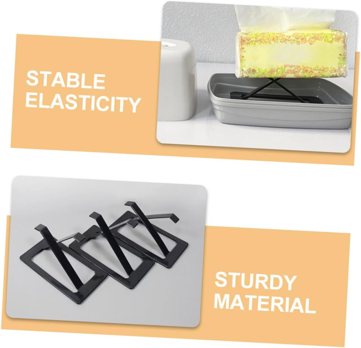 Alipis 10Pcs Paper Towel Dispenser Lifting Support for Office Kitchen Bathroom and Car Creative Spring Design for Easy Access to Tissues Material Versatile Use