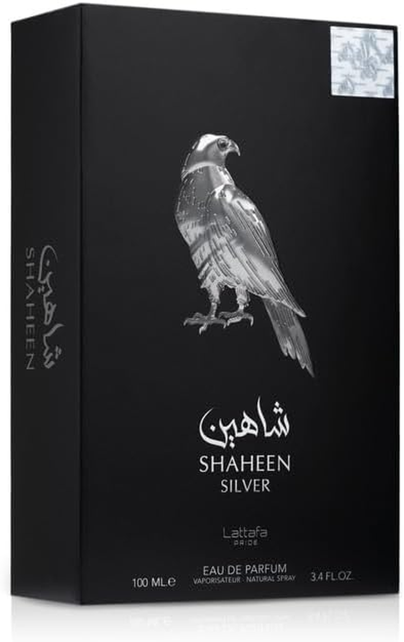 Lattafa Unisex Pride Shaheen Silver Eau De Parfum Spray, 100 Ml image number 3
