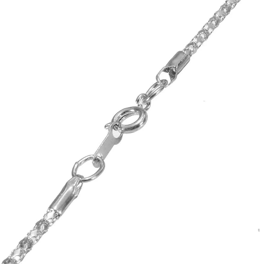 Magnifying Glass Pendant Necklace 5X Magnifier Wearable Magnifying Glass Jewelry for Reading, Monocle Glass Prop, Glass for Elderly & Hobbyists, Silver Alloy Necklace-Ermaoo image number 3