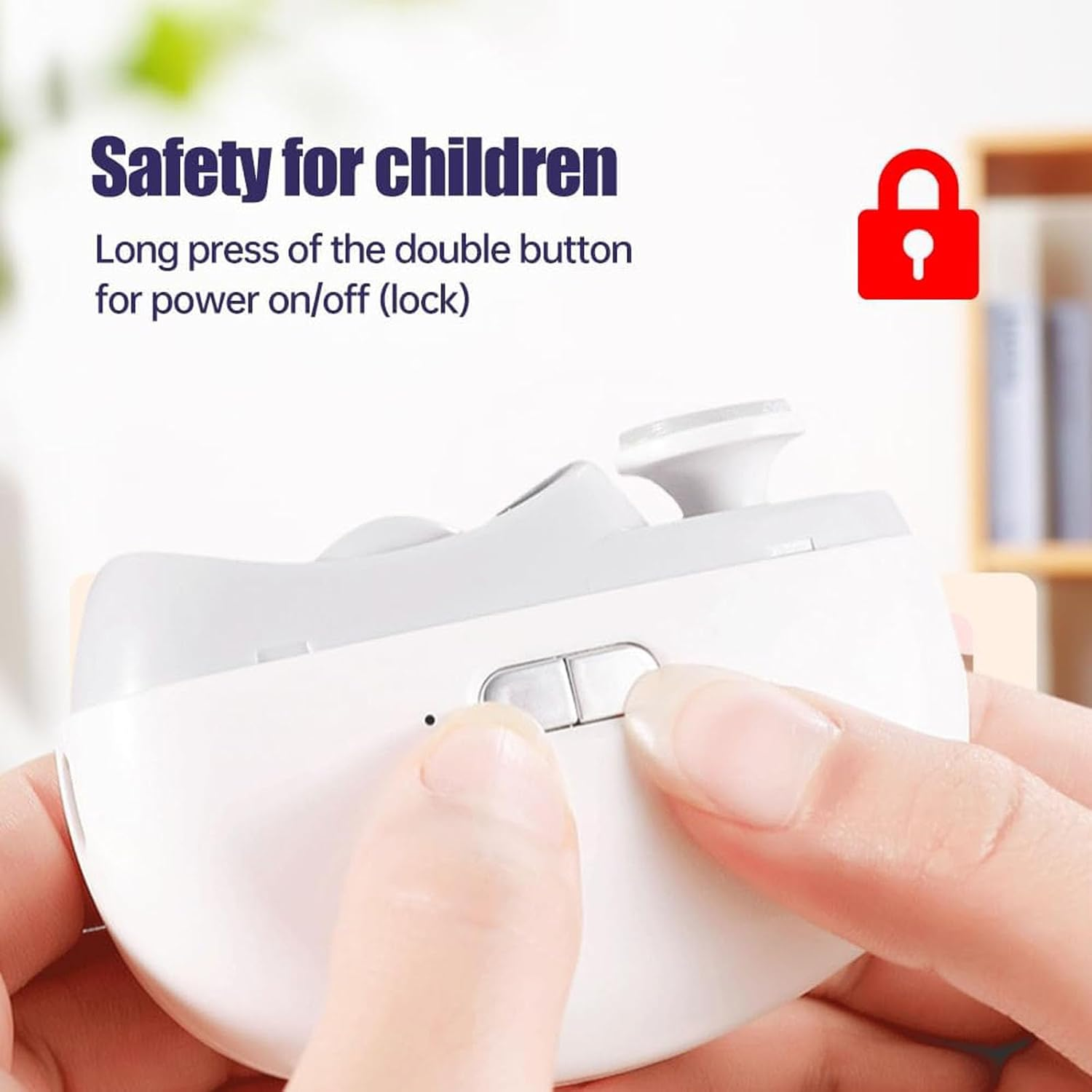 2026 New Automatic Nail Clippers for Seniors, Electric Nail Trimmer Polisher, 2-Speed USB Rechargeable Electric Toenail Clippers with Light and Nail Scraps Storage for Thick Toenails (Black)