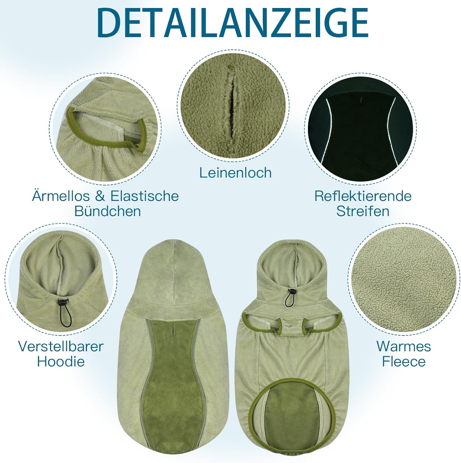 Katzinst Fleece Dog Jumper image number 1