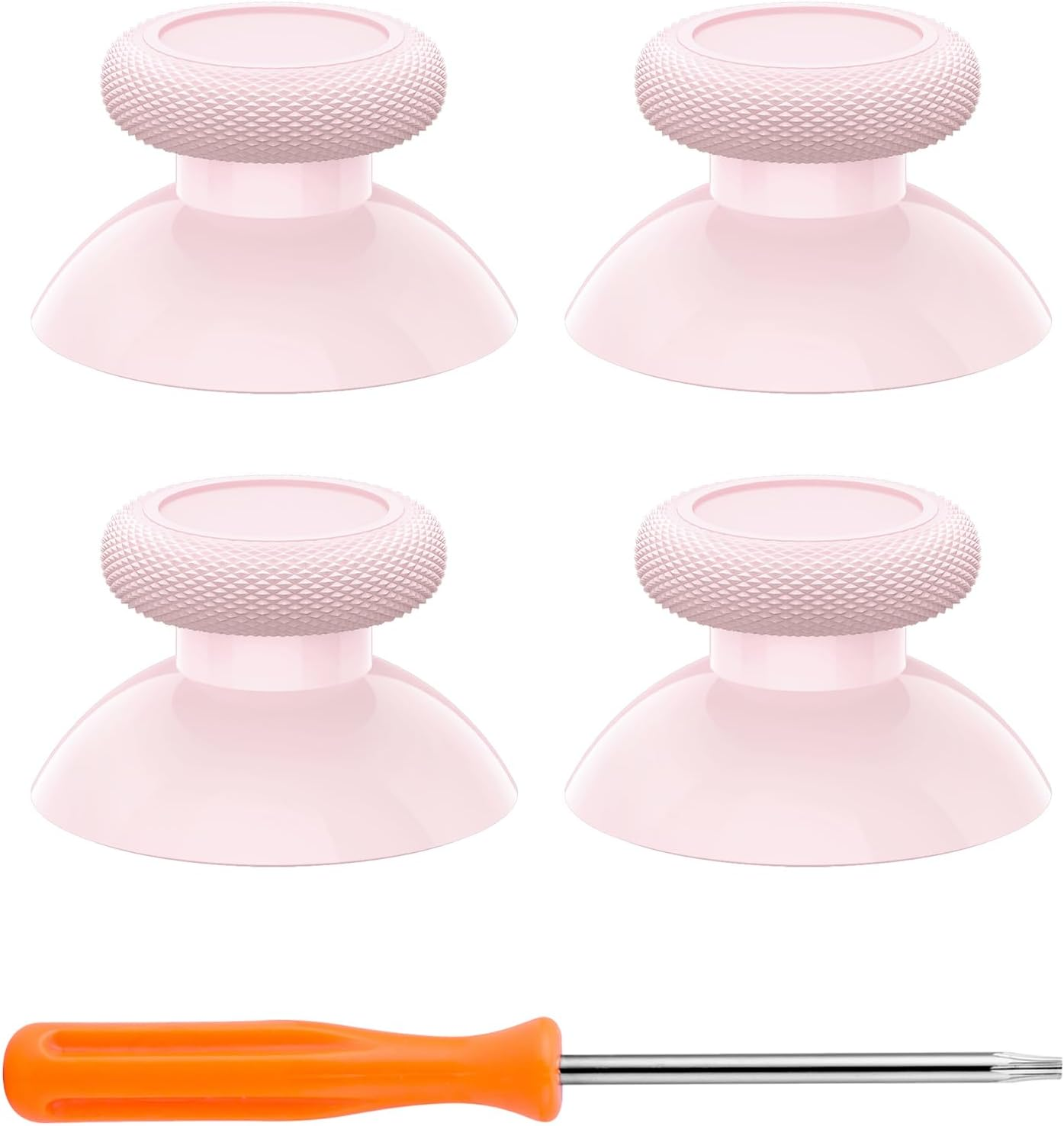 Extremerate Replacement Controller Joystick for Xbox One - 4 PCS Black Thumbsticks Analog Thumb Sticks Parts for Xbox Series X/S, Xbox One S/X, Elite Controller with Repair Kit Screwdriver