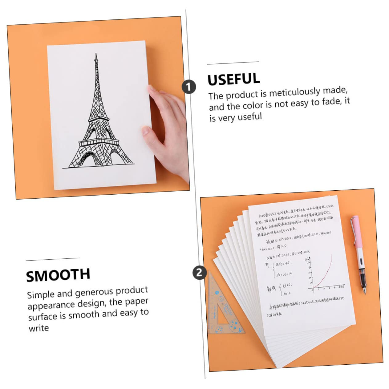 COHEALI Calculation Book - Blank Notebook for Students Portable Writing Pad Ideal for Math Notes and Sketching Lightweight A5 Size 25.20X17.50Cm Perfect for Home Office School