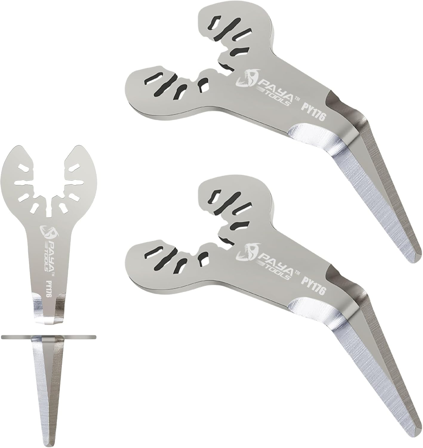 PAYA Multitool Saw Blades Oscillating Blade for Removing Windscreen Sealant Sealant Adhesive Cleaning Knife E-Cut Accessories PY176 2-Piece Set image number 2