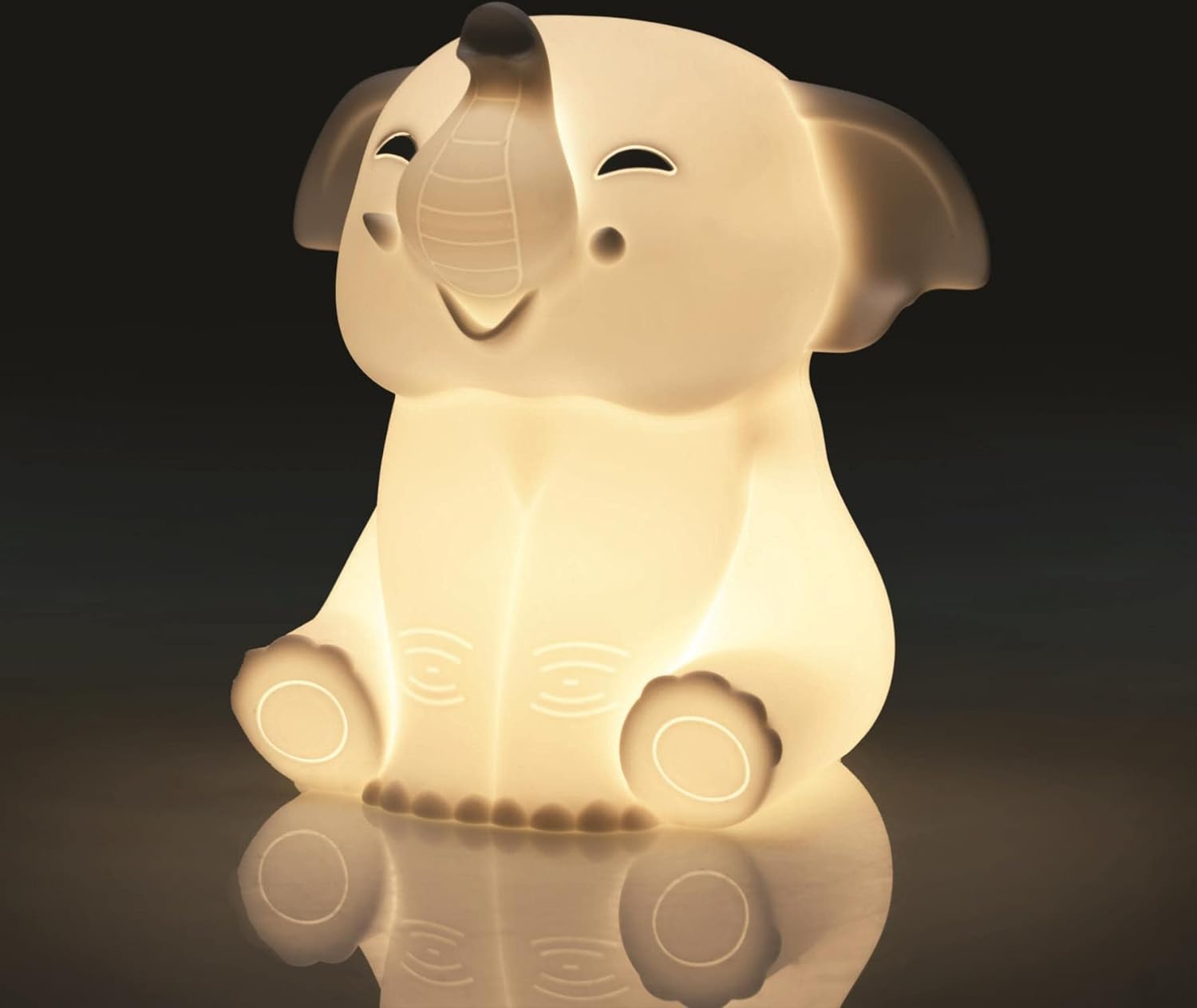 Lil Dreamers Elephant Soft Touch LED Night Light image number 2