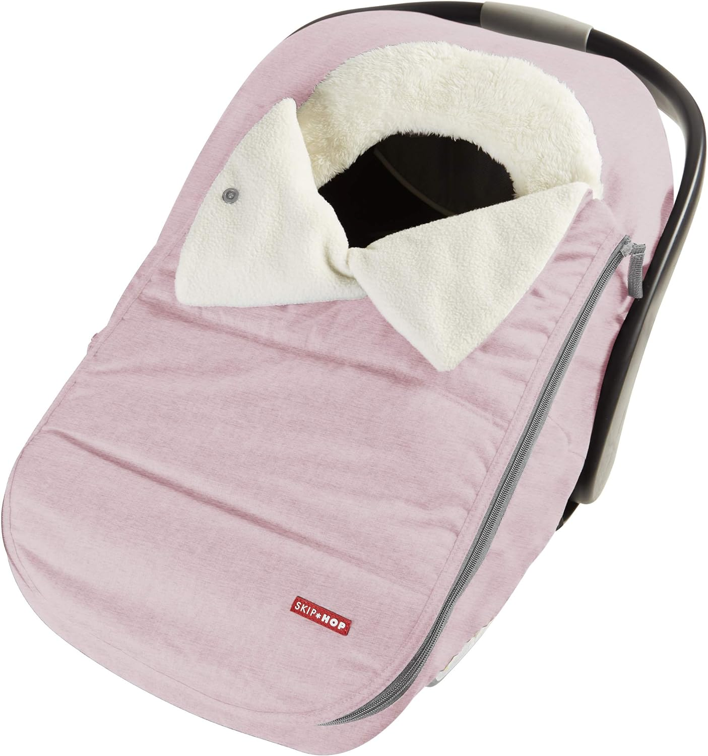 Skip Hop Winter Car Seat Cover: Ultra Plush Fleece, Black