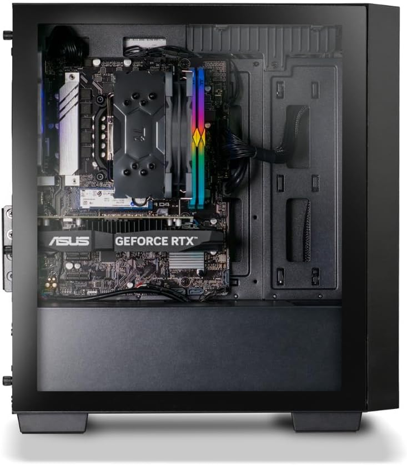 Thermaltake Gaming System Genesis PRO V4 - AMD 5500 / RTX 3050 / B550 Wifi / 16GB RGB RAM / H16 Black, CA-4Y2-00D1WA-A4 image number 3