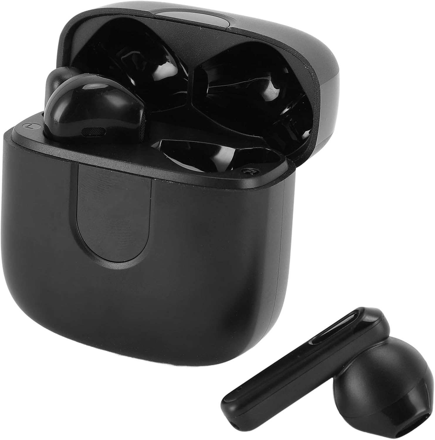 Jectse Language Translator Earbuds, 5.3 Simultaneous Translation Device, 137 Languages Online Translator with APP, Charging Case, Power Display image number 6