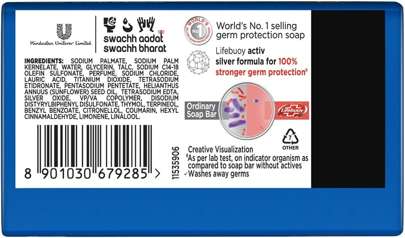 Lifebuoy Care Soap 125G - 125G X 12 Bars image number 4