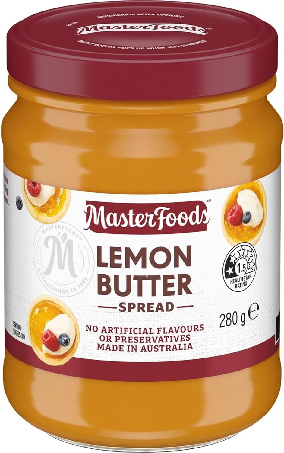 Masterfoods Lemon Butter Spread 280 G