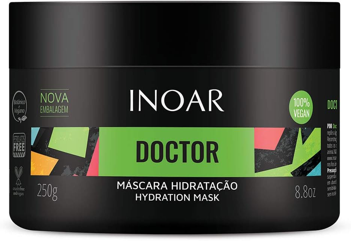 Inoar Doctor Moisturizing Hair Mask 8.8Oz/250G image number 2