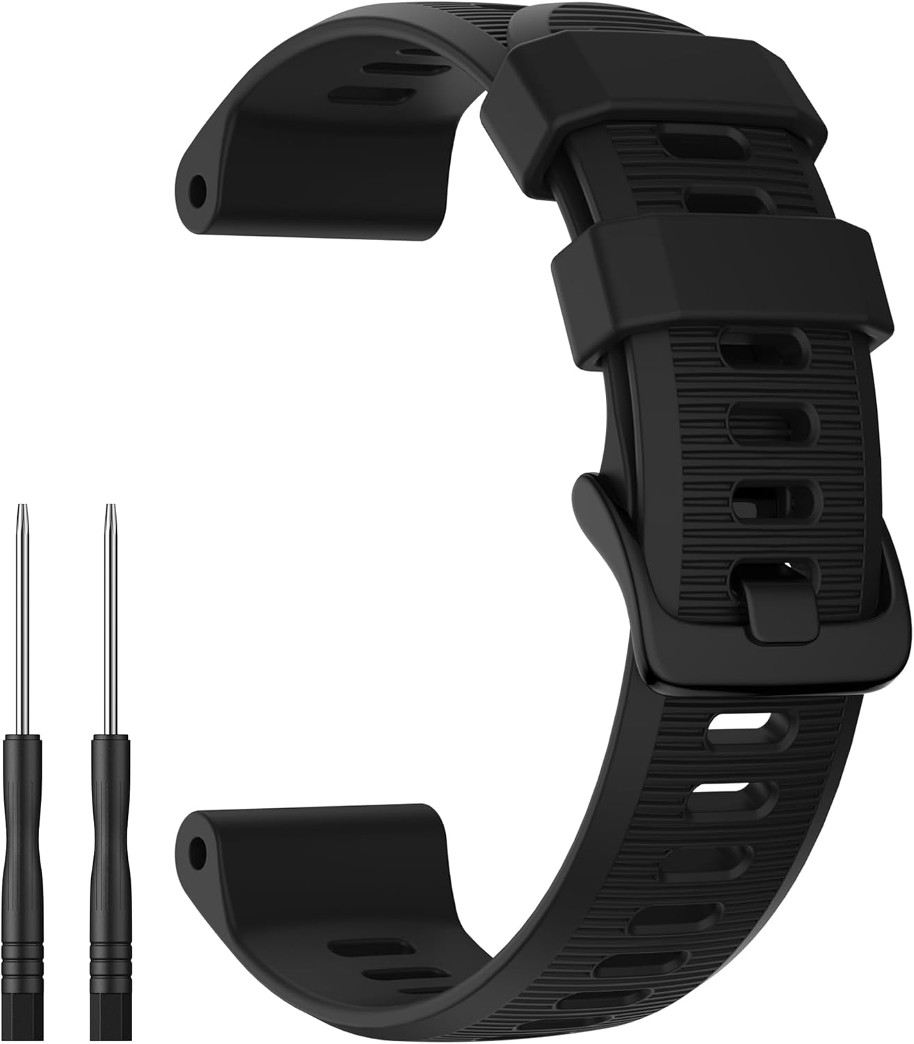 Leonids Bands for Garmin Forerunner 945 Band/Forerunner 935 Bands without Pins, Soft Silicone Sport Band for Garmin Fenix 6 GPS/6 Pro GPS Sapphire, Fenix 5/5 Plus, Approach S60 for Men (Not for Forerunner 945 Music)