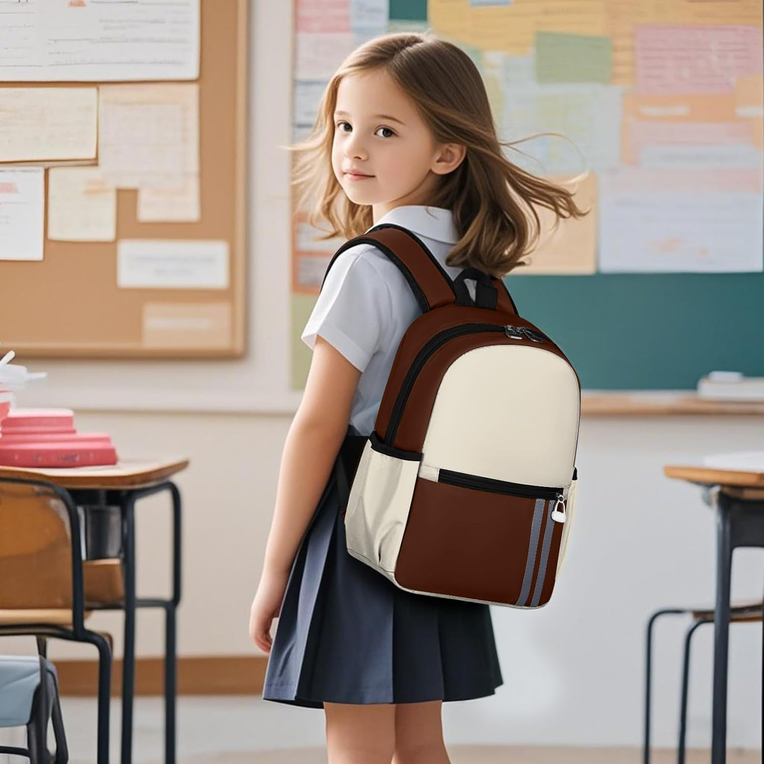 Kids Backpack for Boys Kindergarten School Backpack 14 Inch Bookbag for Boys 4-8 image number 4