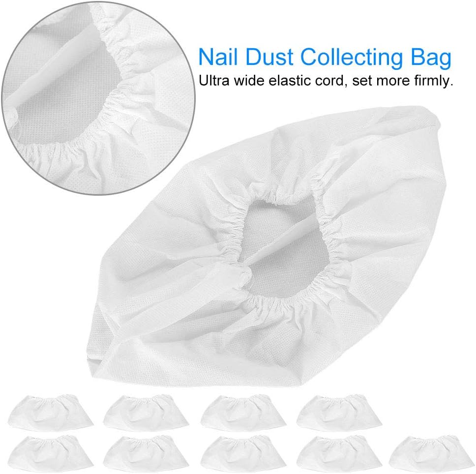 DEWIN Nail Dust Collector, Nail Dust Bag, Nail Vacuum Cleaner Bag, Non-Woven Vacuum Cleaner (Pack of 10) image number 5