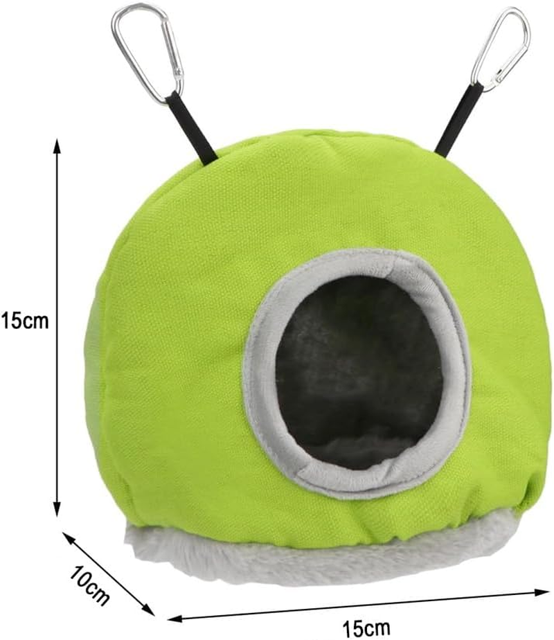 CUEMOON Hanging Nest Bird House Hanging Bird Cage Bird Bed for Macaws Budgies Cockatiels Cockatoo Canary Random Color image number 2