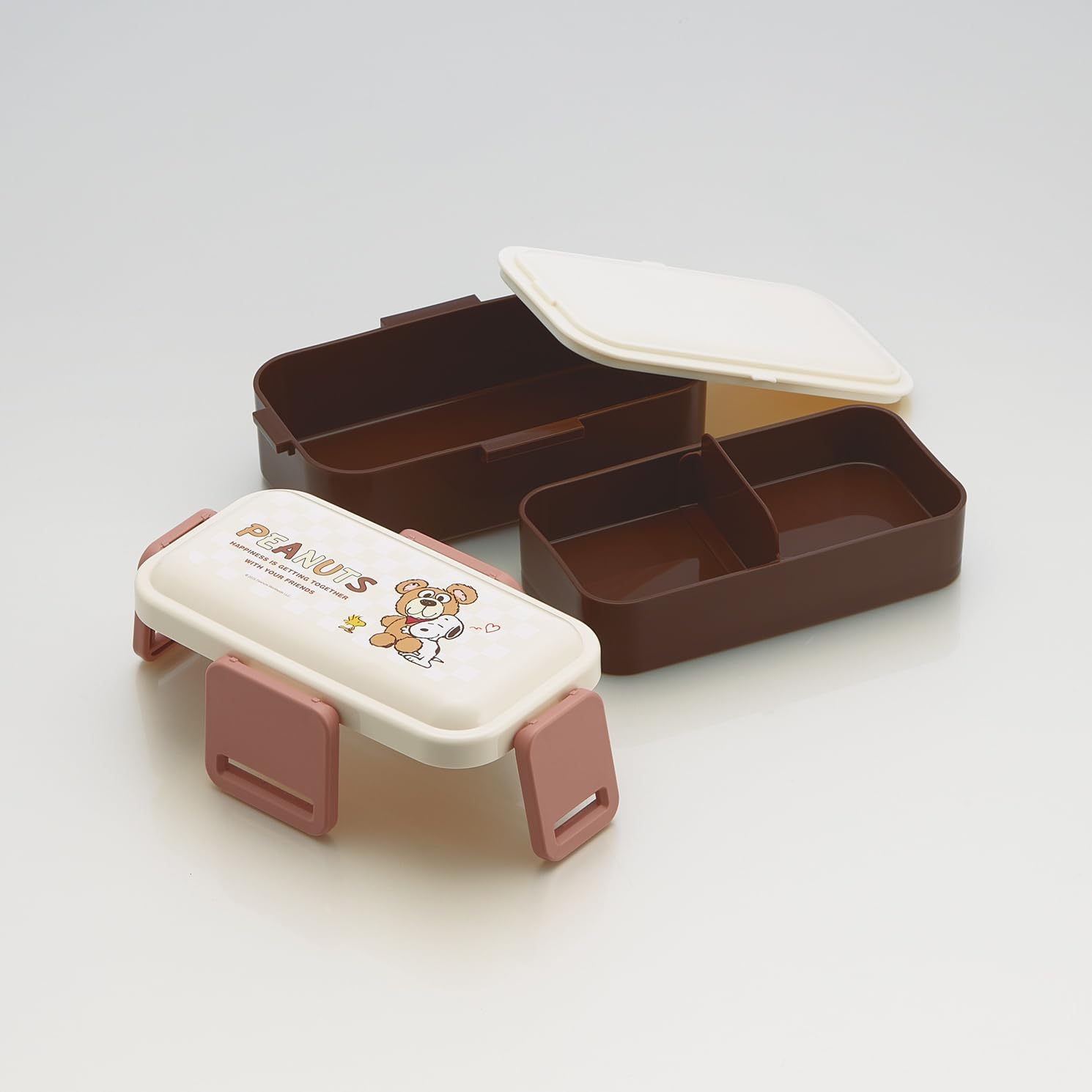 Skater PFLW4-A Lunch Box, 2-Tier 20.3 Fl Oz (600 Ml), Made in Japan image number 4