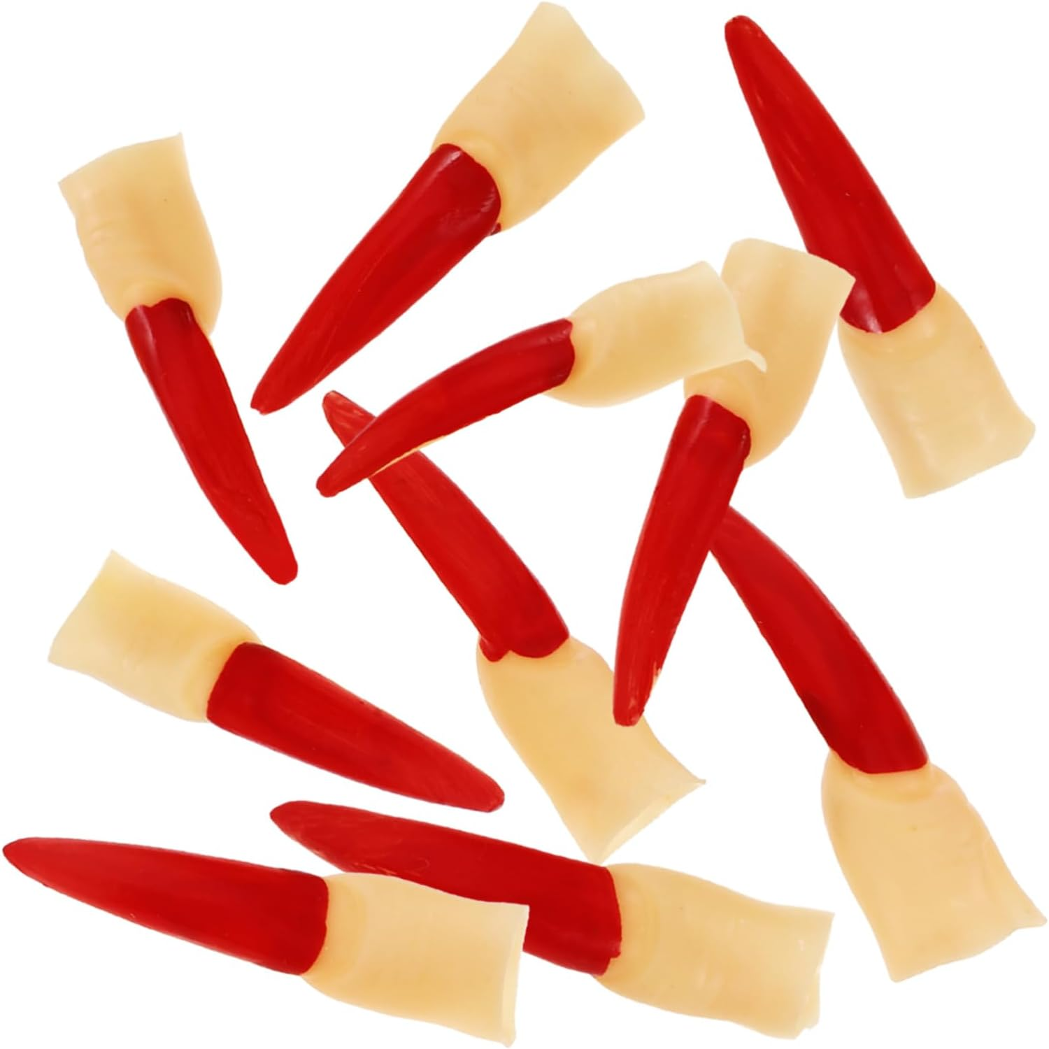 VICASKY 10Pcs Multi-Function Halloween Props Realistic Fake Fingers for Scary Party Accessory image number 3