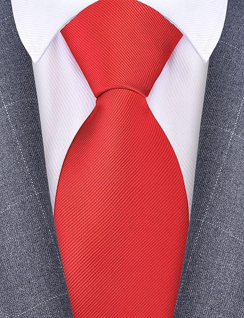 Men'S Formal Solid Color Fine Thread Jacquard Tie image number 1