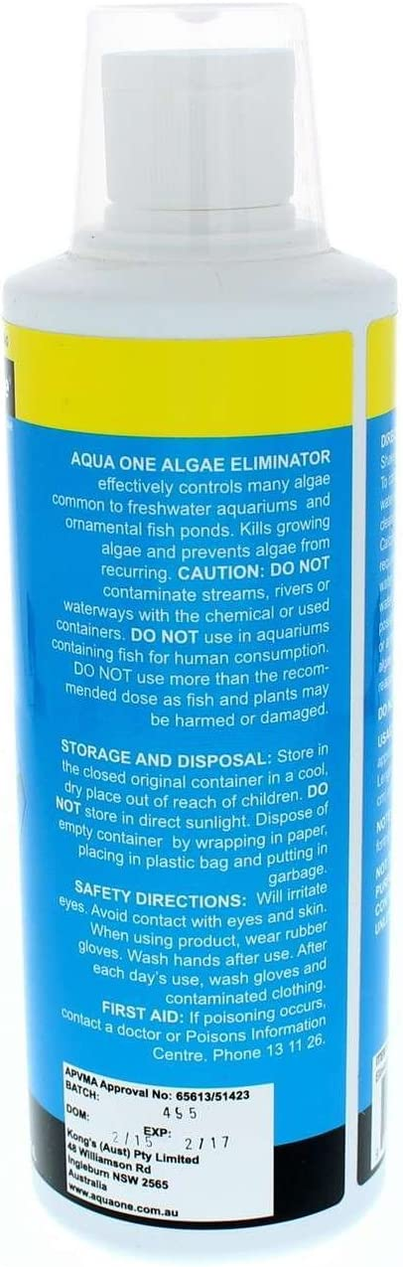 Treatment Algae Eliminator 500Ml 92144 Fish Tank Aquarium Aqua One image number 4