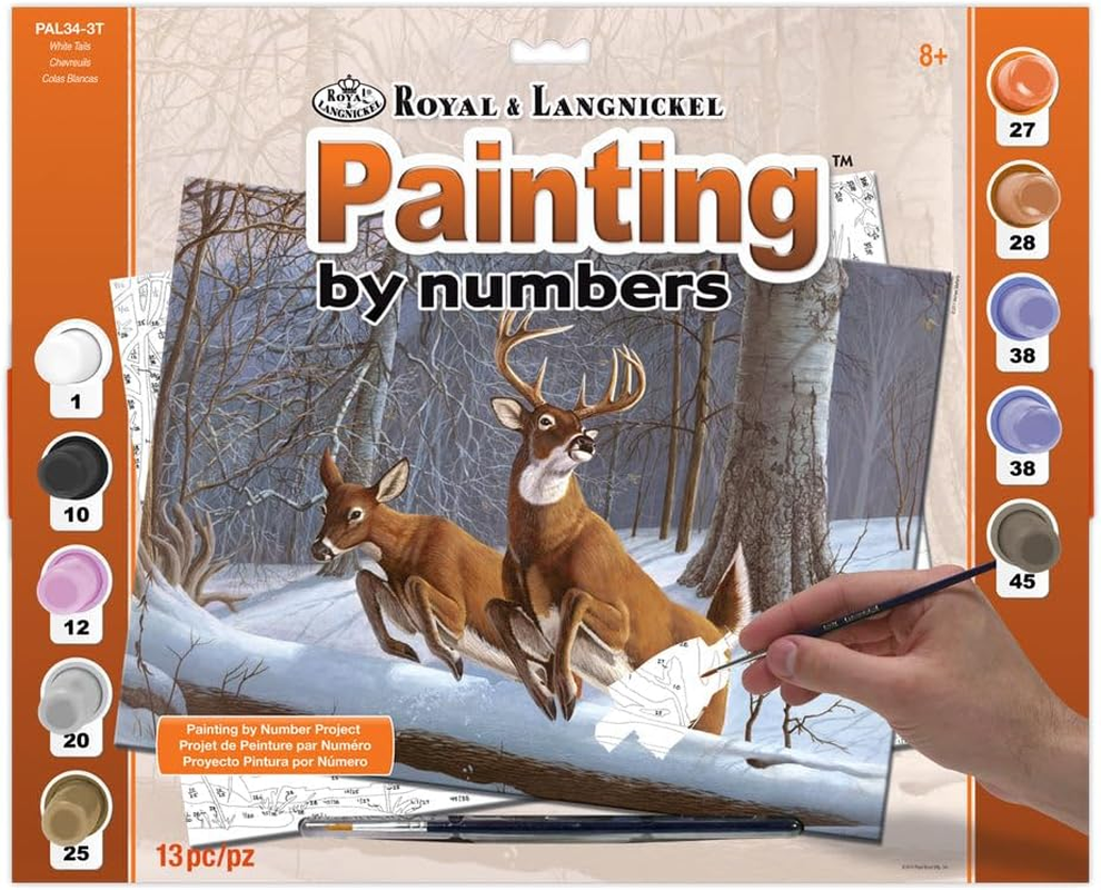 Royal PAL34 PBN SR Lg White Tails, None