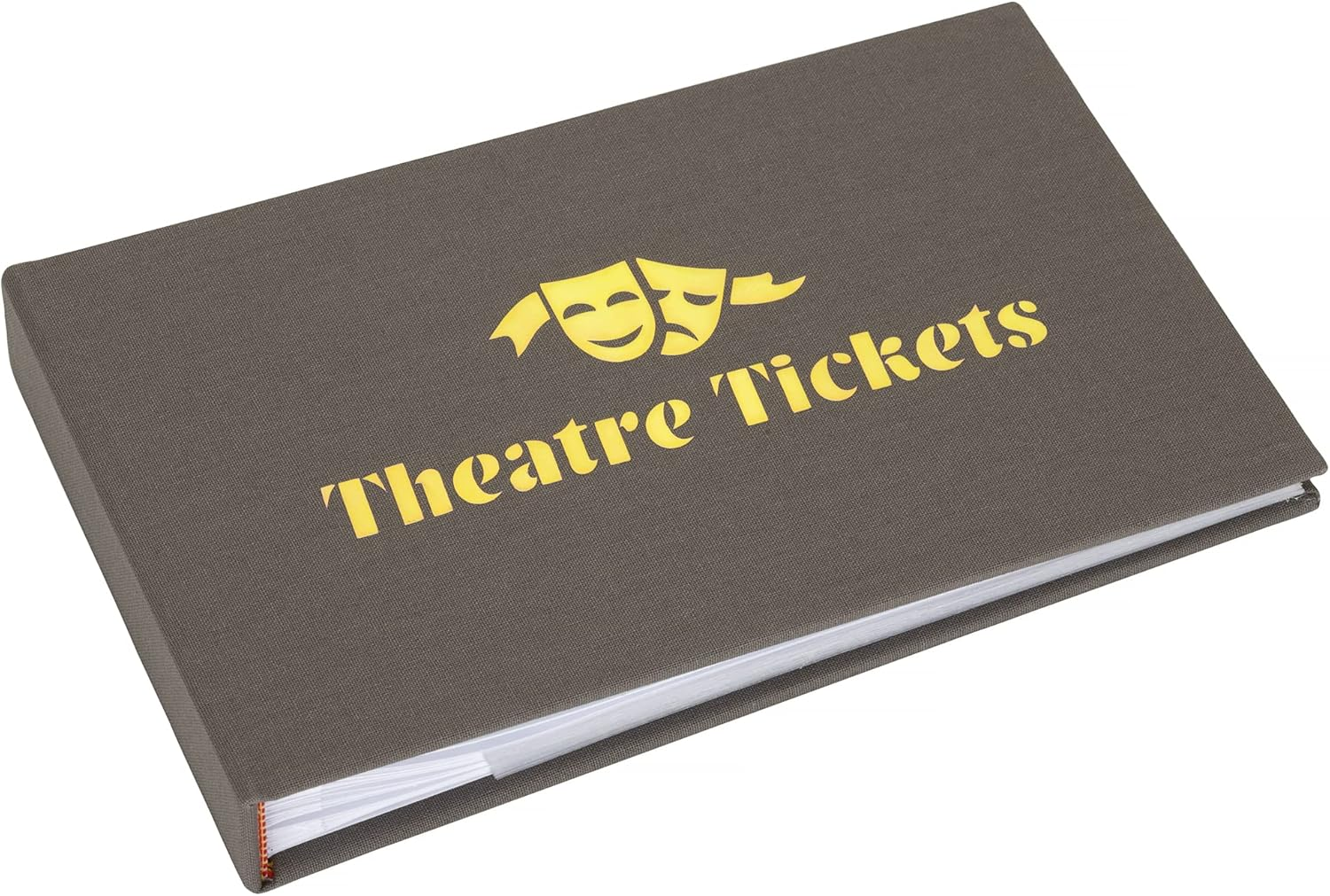 Theatre Tickets, Smart Grey Album/Memory Book - Holds 40 Tickets in Clear Sleeves with Caption Area 6 X 4 image number 1