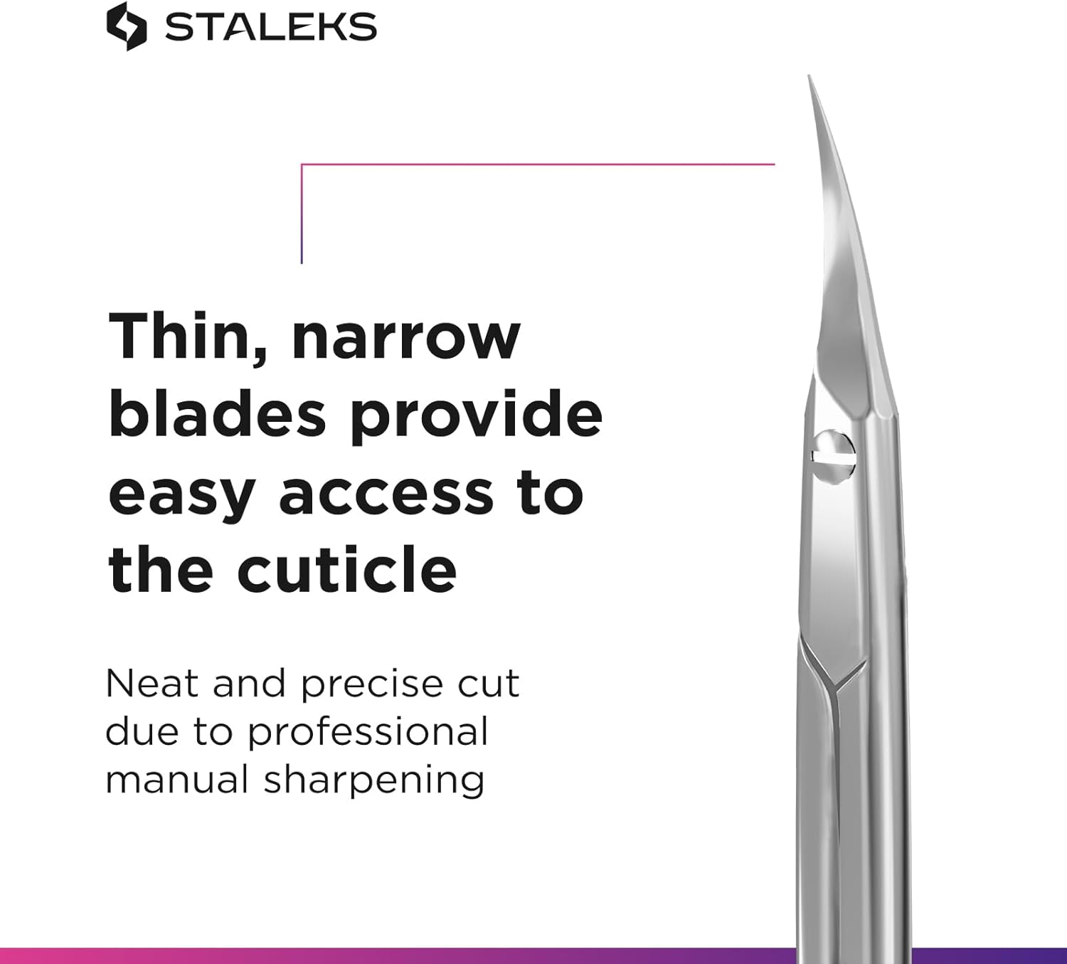 STALEKS Pro Cuticle Scissors EXPERT SE-50/1 image number 4