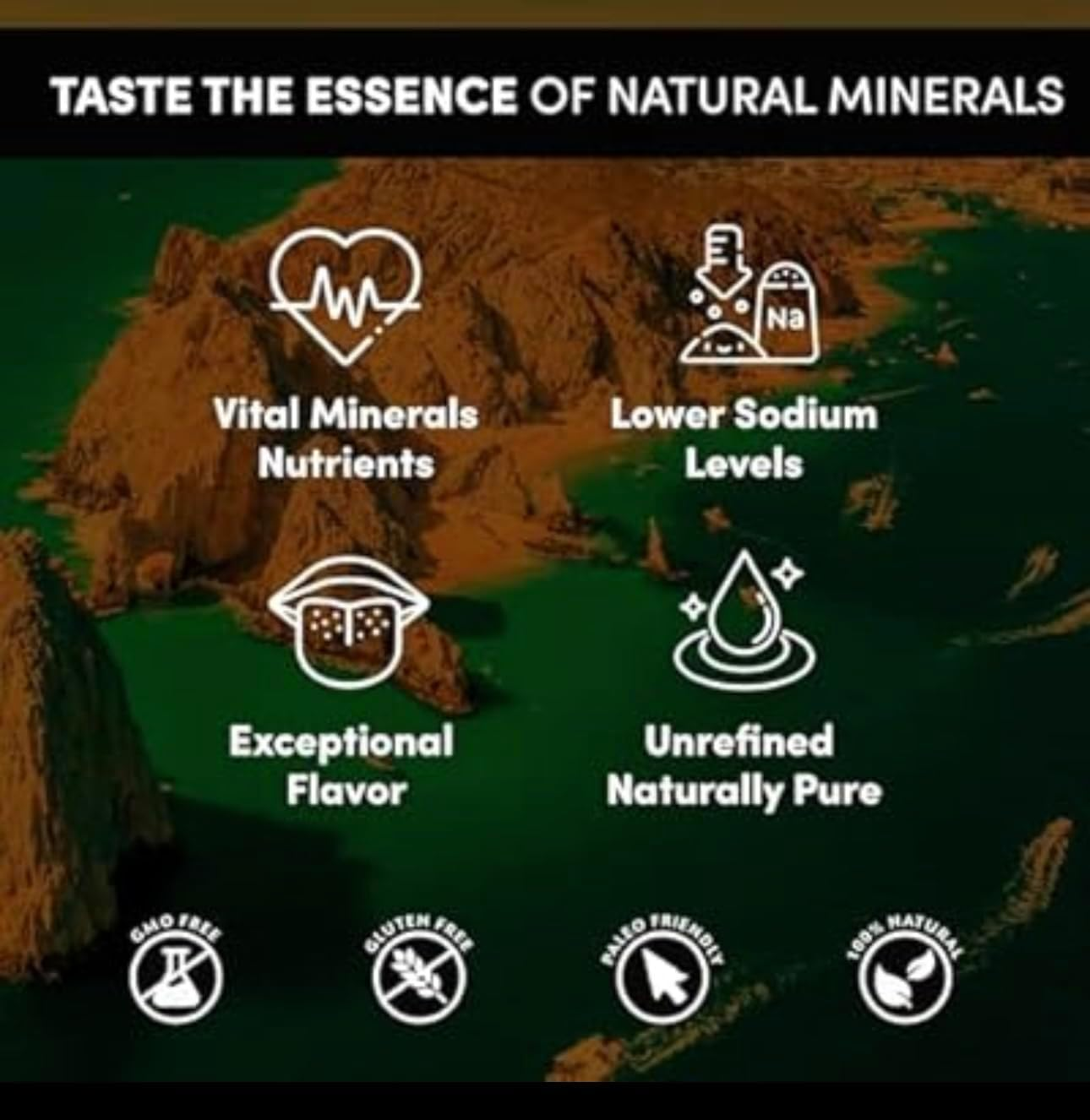 Baja Coastal Sea Salt, Natural Course Grain, 453G, Unrefined Mineral Salt from Sea of Cortez image number 5