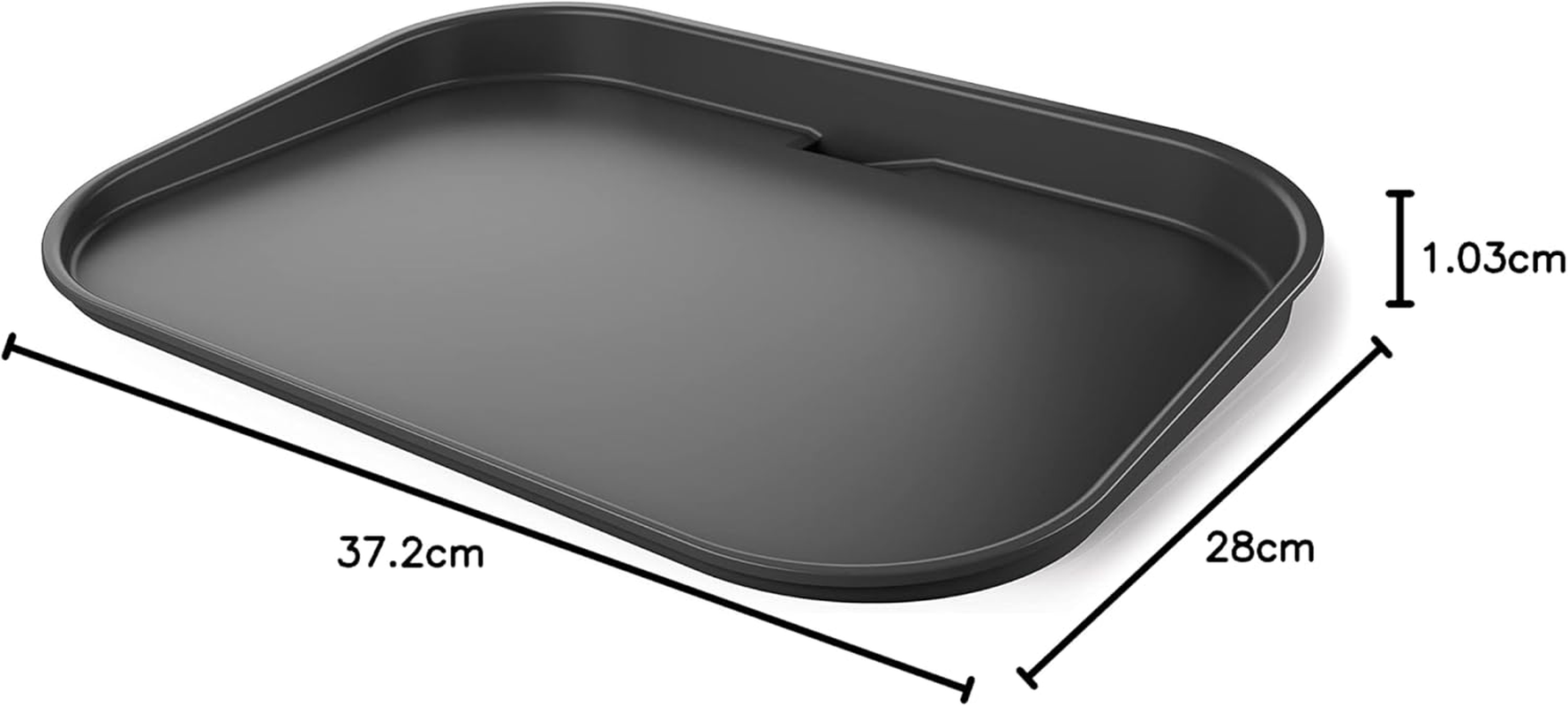 Ninja Woodfire Flat Plate, Compatible with Ninja Woodfire Electric BBQ Grill (OG700 Series), Ceramic Coating, Non-Stick, Insert, Official Accessory, Black, XSKGRIDPLTEUK image number 3