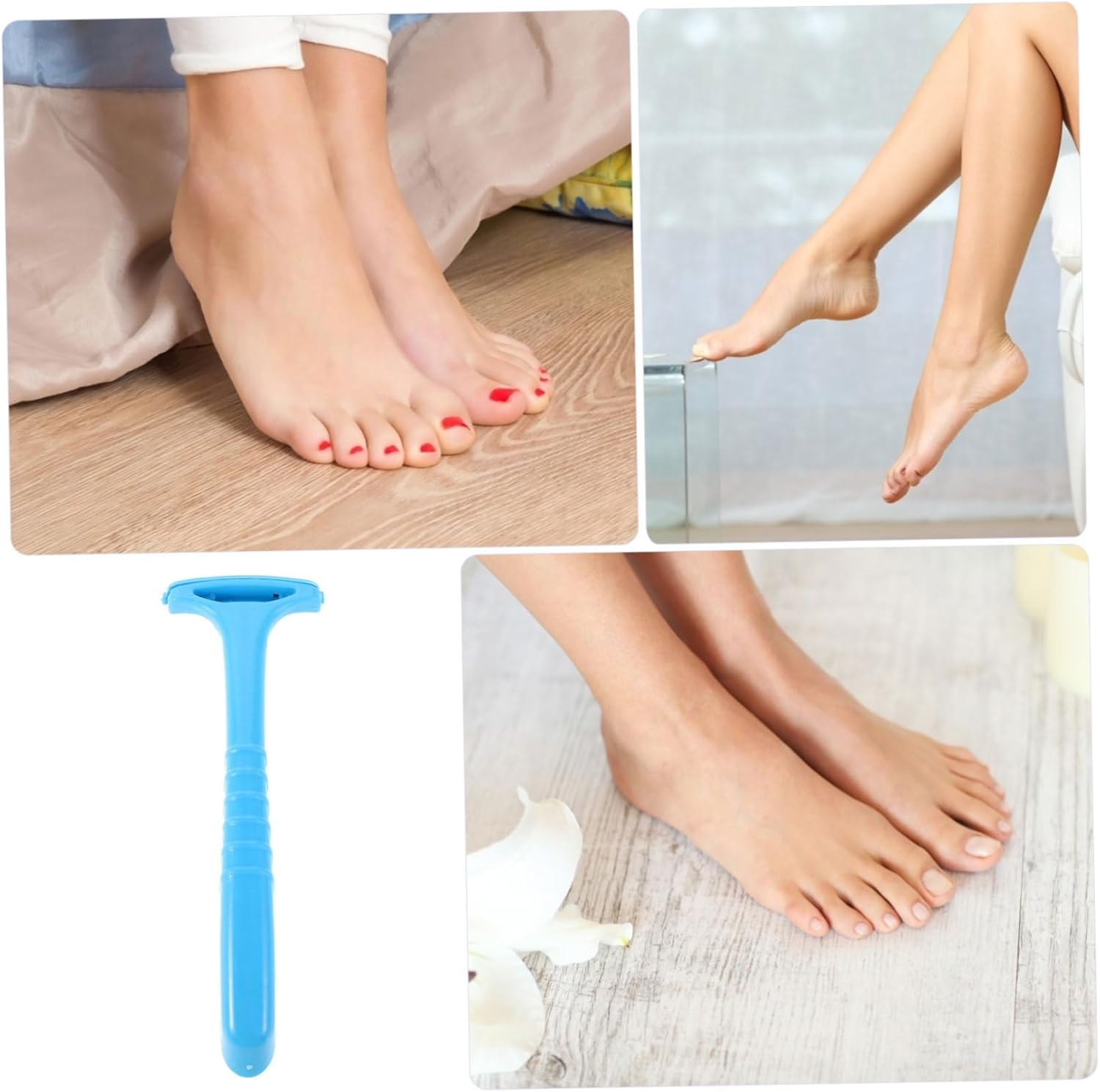 IWOWHERO 10Pcs Foot Scraper for Dead Skin Heel Scraper for Feet Professional Pedicure image number 5