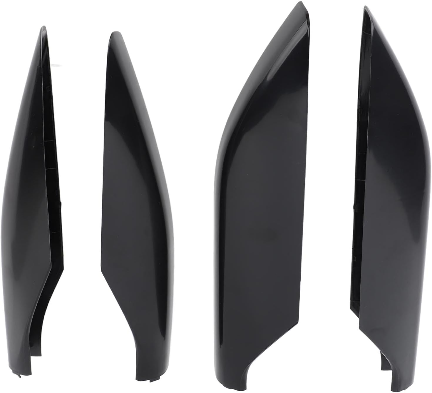 4PCS Roof Rack Rail Cover, Roof Rack Rail End Cover Shell Replacement for Land Cruiser Prado FJ120 2002 to 2009, Roof Cargo Rail Rack End Cap Cover Shell Trim (Glossy image number 3