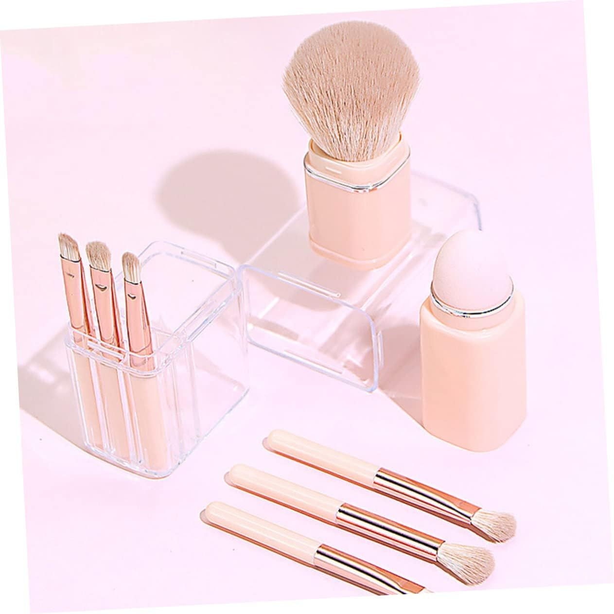 Beavorty 1 Set Multi-Purpose Makeup Brush Kit Eye Shadow Brush Loose Power Brush for Face Cosmetics Brush image number 5