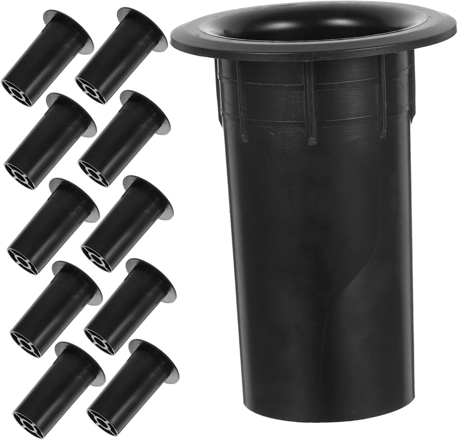 HEATSHAKING 12 PCS Plastic Bass Reflex Tube Speaker Air Outlet High Performance Speaker Supply for Improved Sound Quality Home Portable And