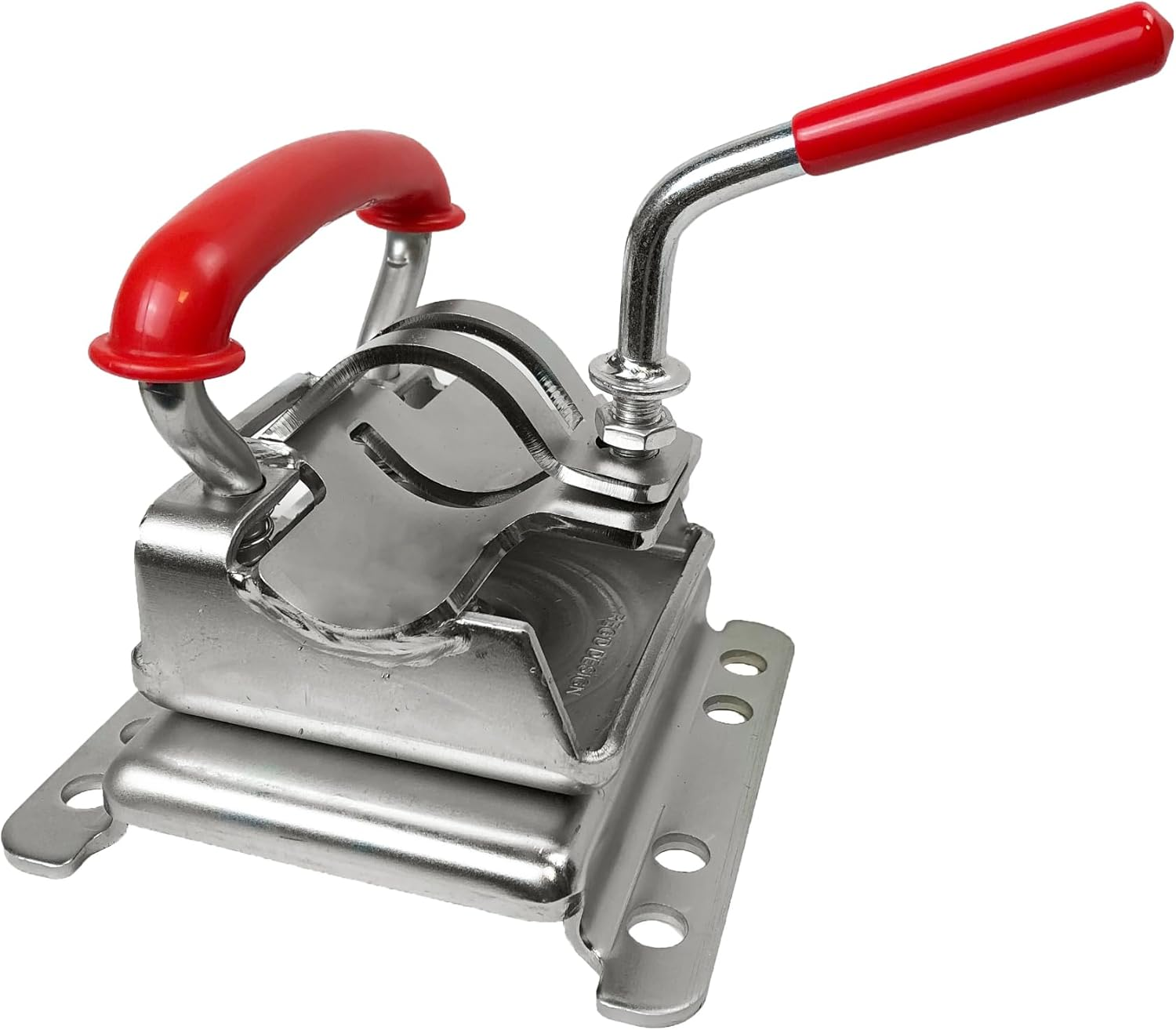 Extra Heavy Duty Swivel Bracket Removable Bolt on Jockey Wheel Stand Trailer image number 1