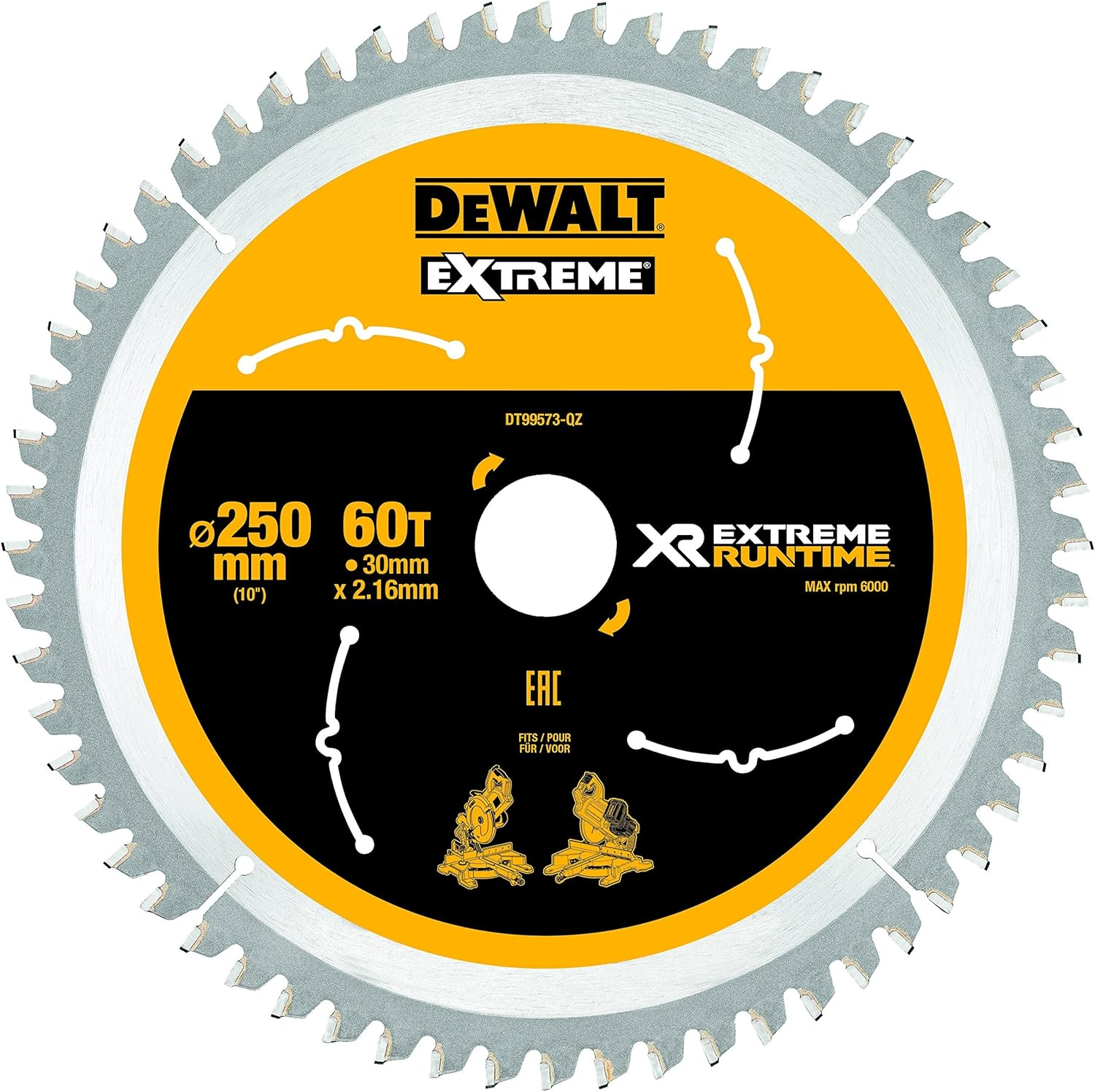 Dewalt 36T Circular Saw Blade, 210 Mm Size image number 2
