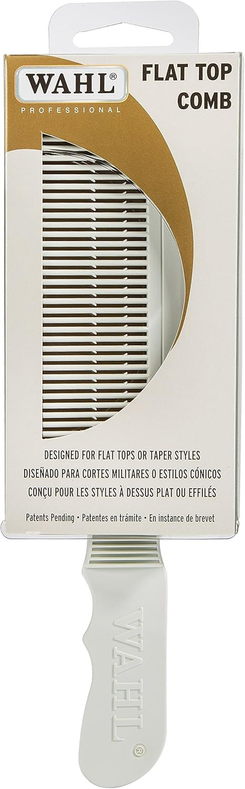Wahl Professional New Flat Top Comb White #3329-100 - Great for Professional Stylists and Barbers image number 2