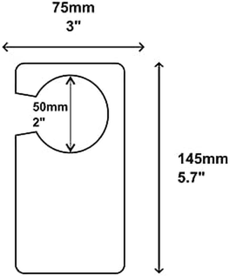 Sleep in Progress Do Not Disturb Room Door Hanger Sign Silver Acrylic - for Nurses, Doctors, Students, Home Use, Hotels image number 1