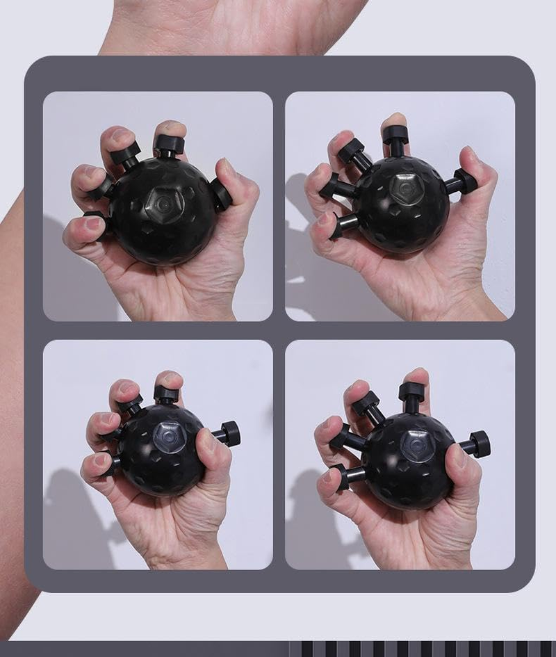 New Adjustable Finger Grip Strengthener,Hand Grip & Finger Exerciser Tool