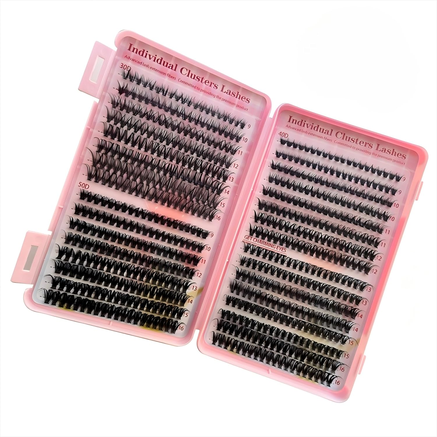 AYOCULTURE Lash Clusters for Natural Look - DIY Eyelash Extensions Kit with 30D 40D 50D, 32 Rows, 640Pcs image number 3