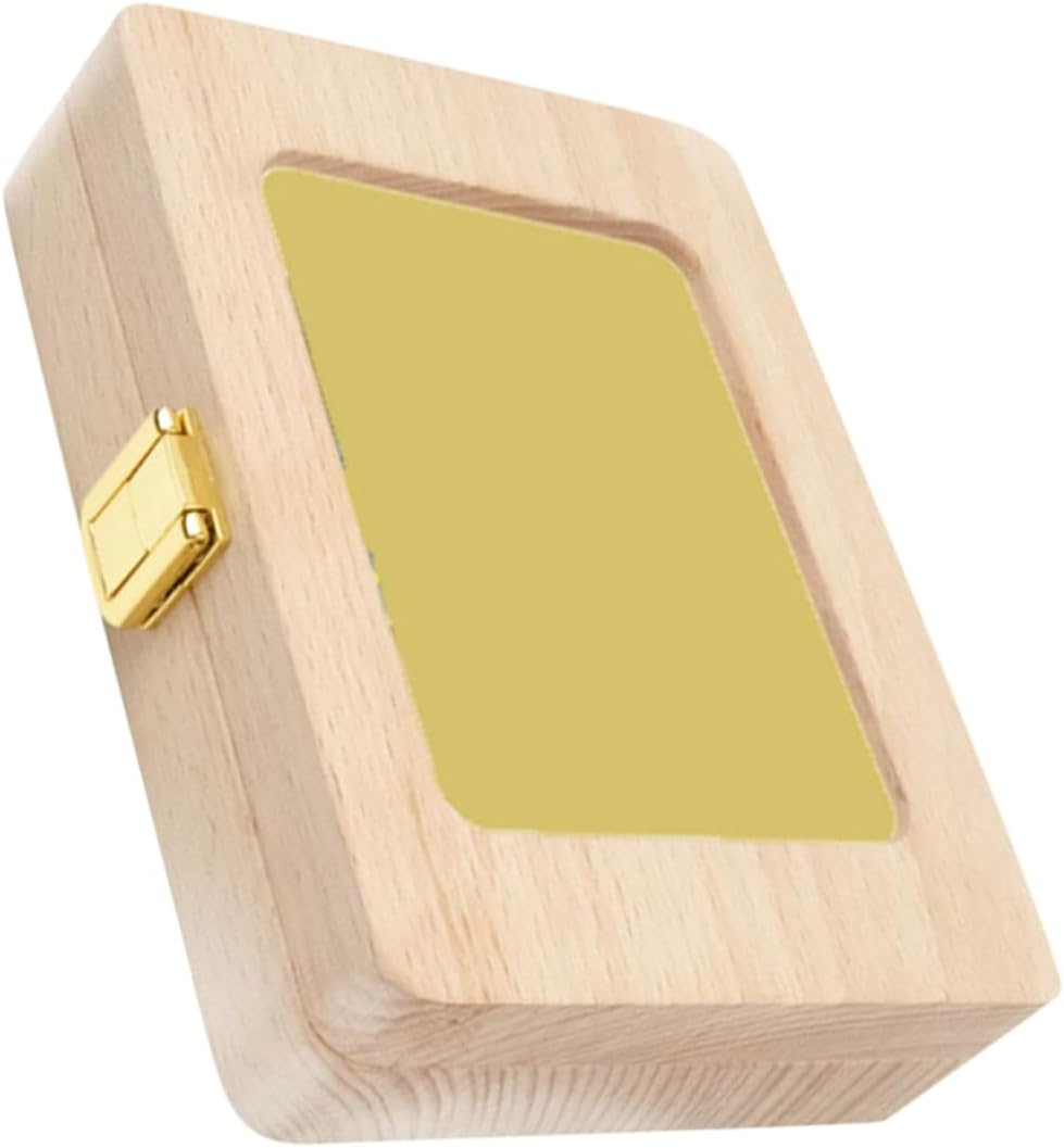 Wooden Teeth Souvenir Box Creative Keepsake Container for Storing Teeth and Lanugo Durable Wooden Design for Cherished Memories image number 2