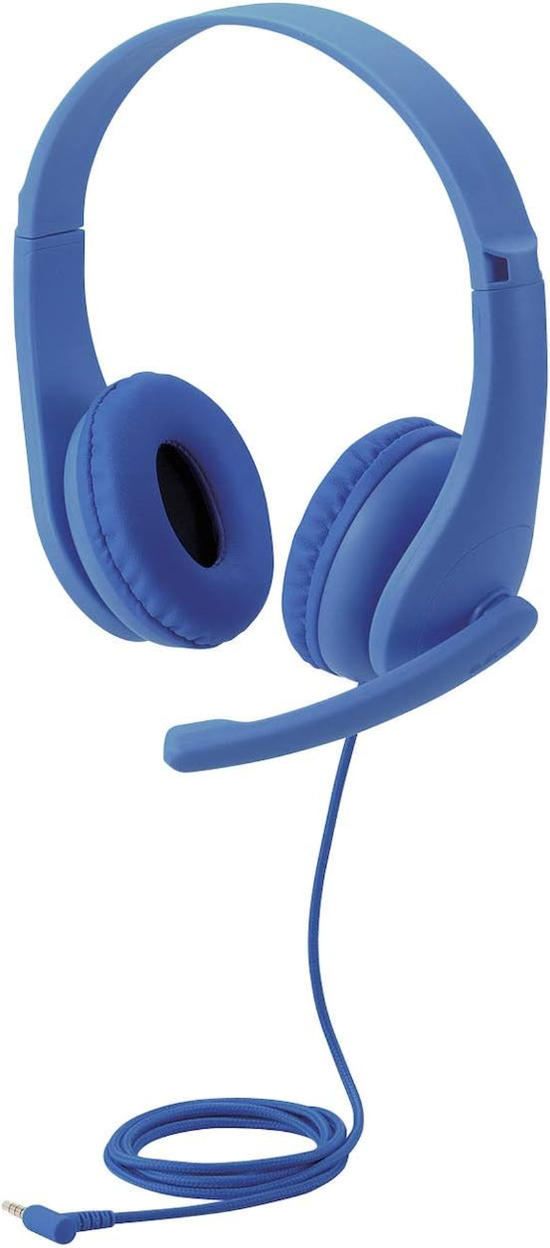 ELECOM Kids Headphones Tangle-Free 3.5Mm Jack Wired Cord On-Ear Headset for Children/Teens/Boys/Girls Compatible with Smartphones/Playstation/Pc/Tablet (HS-KD01TBK)