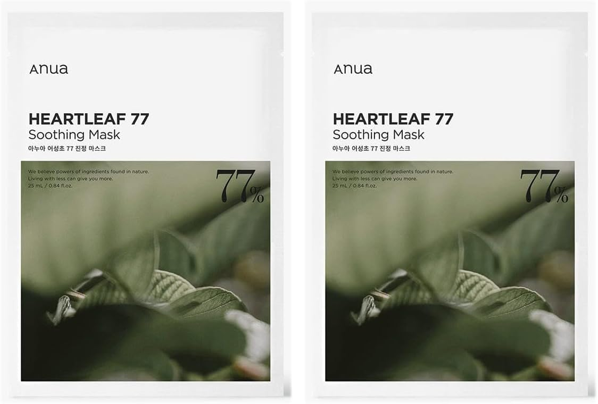 ANUA HEARTLEAF 77% SOOTHING SHEET MASK 25Ml (1PCS) image number 1