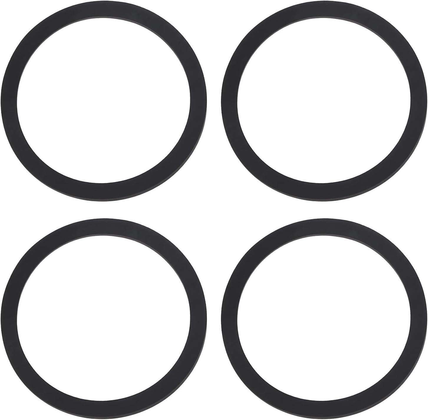 Ecsing 4X Flat Gasket NBR 60X47X3Mm SH40 Pond Hose Tail Gasket Compatible with Oase Hosetail O-Ring Garden Pond image number 1