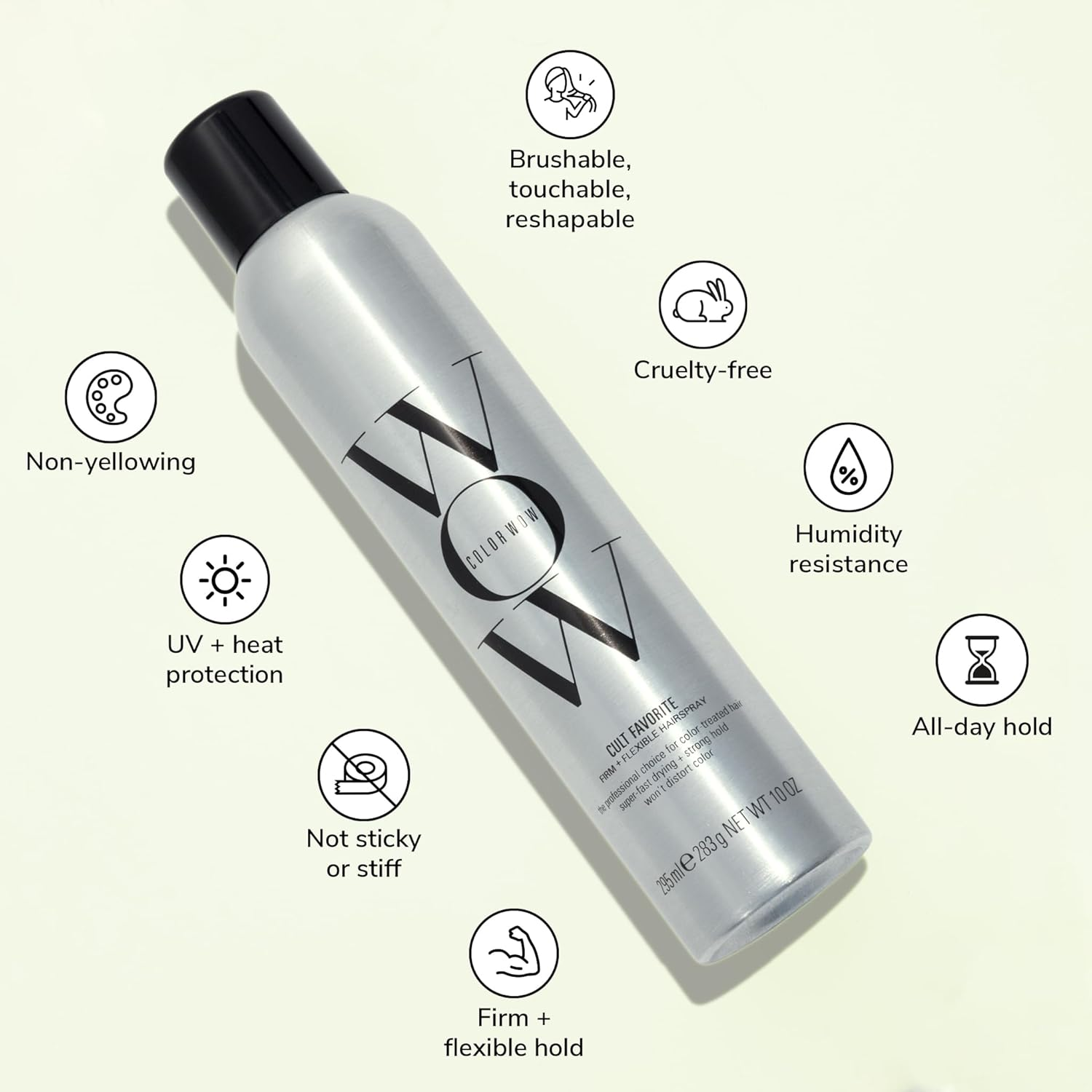 Color Wow Cult Favourite Firm + Flexible Hairspray 295Ml image number 5