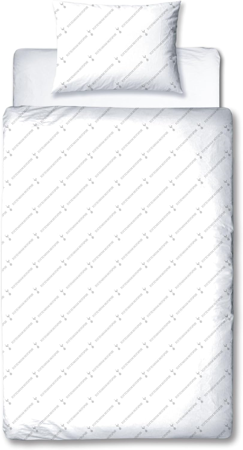 Character World Tottenham Hotspur FC Official Single Duvet Cover Set, Line Design | Blue Reversible 2 Sided Football Bedding Cover Official Merchandise Including Matching Pillow Case | Polycotton image number 2