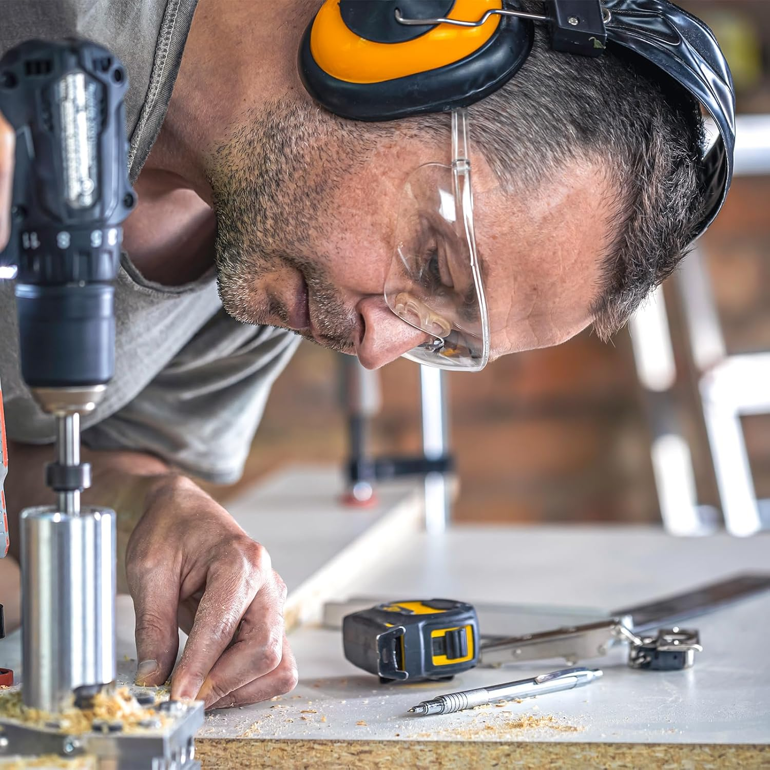 M6 Flat Head Rivet Nuts, 50 PCS Stainless Nut Inserts for Automotive, Furniture, Decoration image number 6